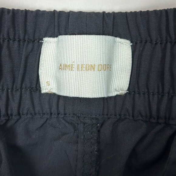 Aime Leon Dore Port Logo Nylon Pants Track Jogger Black Size Small Men's - Picture 5 of 5